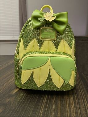 Loungefly Disney Princess Tiana Sequence Mini Backpack. NWT